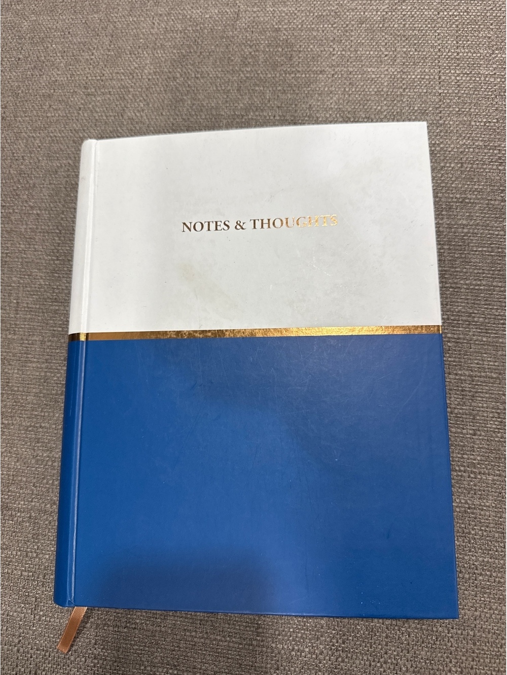 Notes and Thoughts book Notebook